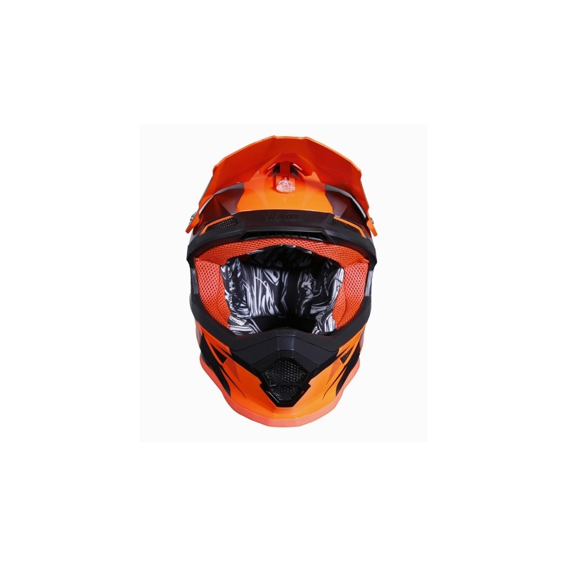 Motokrosová přilba Shot Ultimate černo-fluo oranžová