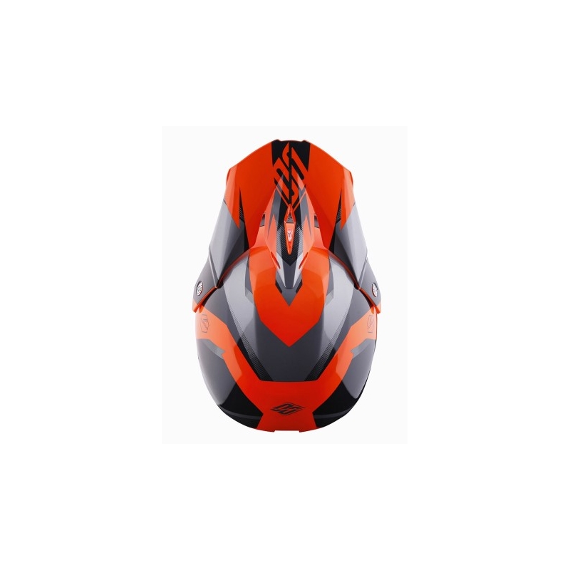 Motokrosová přilba Shot Ultimate černo-fluo oranžová