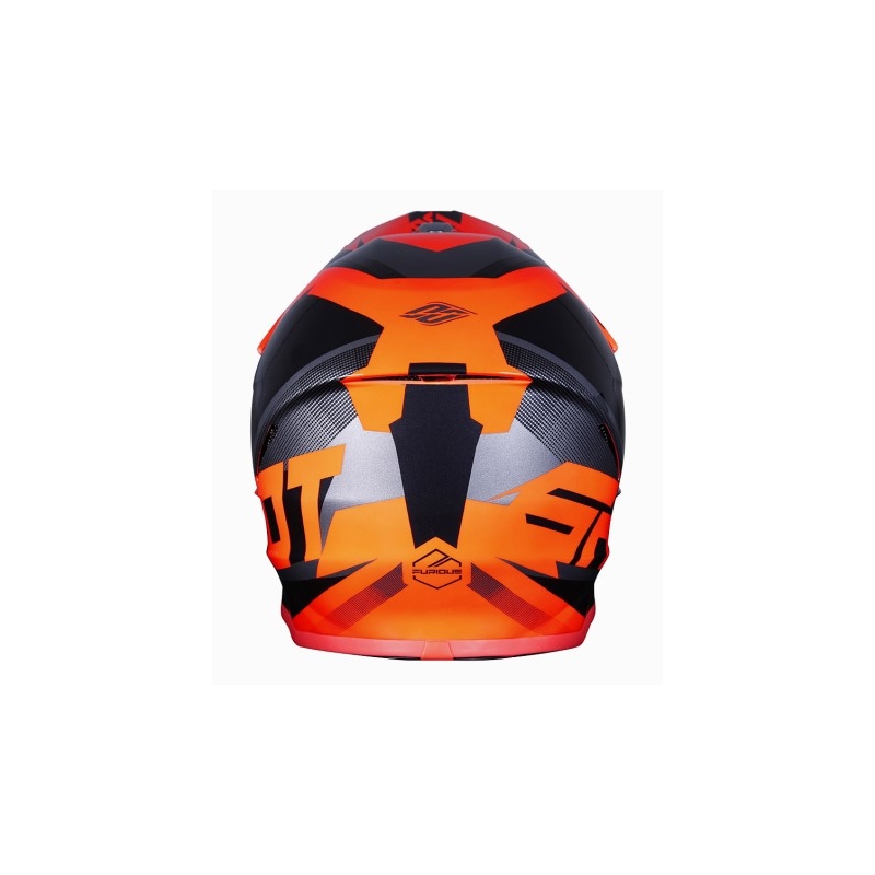 Motokrosová přilba Shot Ultimate černo-fluo oranžová