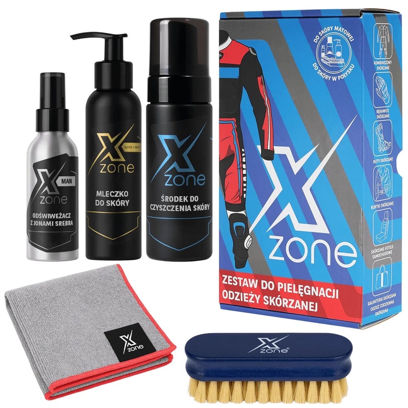 Xzone lederen verzorgingsset