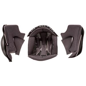 Wangstukken en helm voor Cassida AERO motorhelmen, zwart