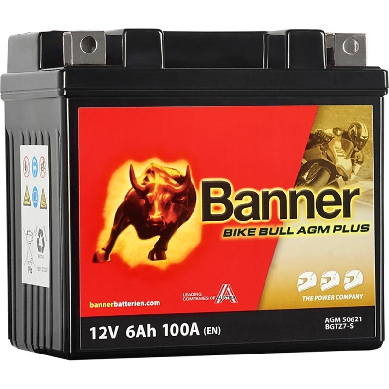 AGM-accu Banner Bike Bull AGM PLUS AGM PLUS 506 21 / BGTZ7-S - GTZ7-S