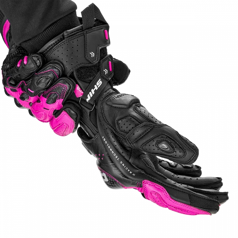 Damesmotorhandschoenen Shima RS-3 roze