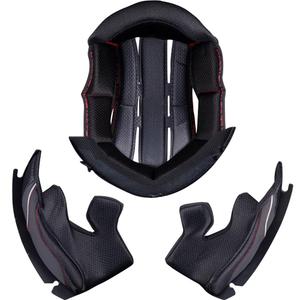 Vervangend interieur voor MT Atom 2 SV motorhelm, zwart