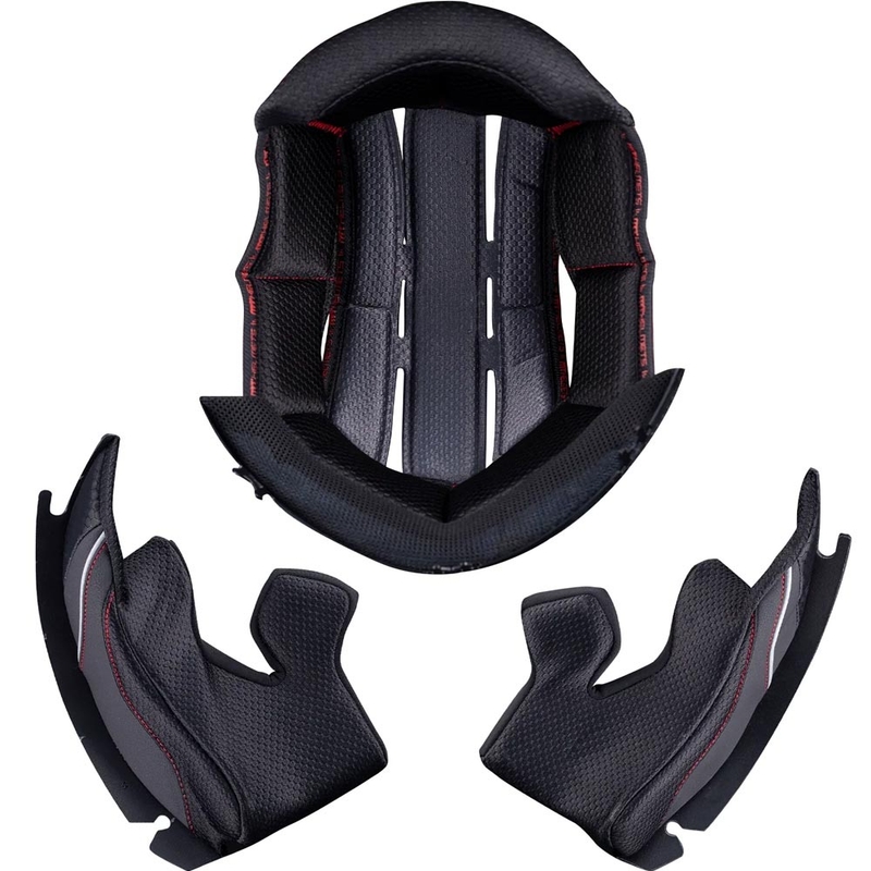 Vervangend interieur voor MT Atom 2 SV motorhelm, zwart