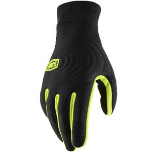 Motocrosshandschoenen 100% - USA BRISKER EXTREME fluo geel-zwart