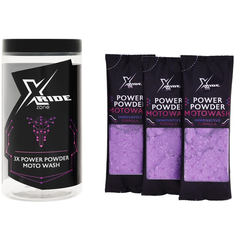 XzoneRide® Power Powder-Moto Wash motorshampoo in poedervorm, 60 g