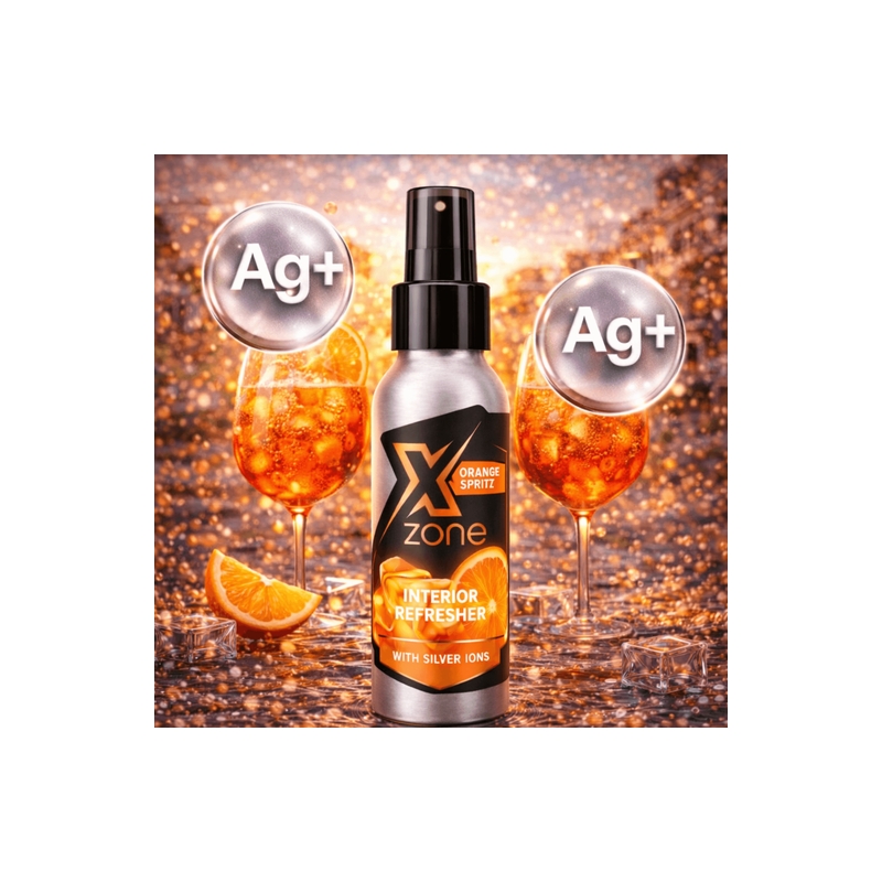 Xzone® Verfrisser met zilverionen Sinaasappelspritz 100 ml