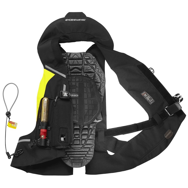 Vesta s airbagem SPIDI Air DPS CE černo-fluo žlutá