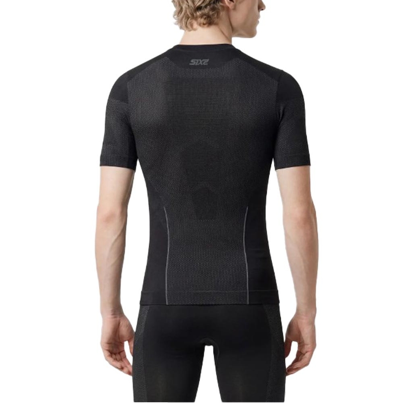 Functioneel T-shirt SIXS BT TS1L V2 zwart-donkergrijs