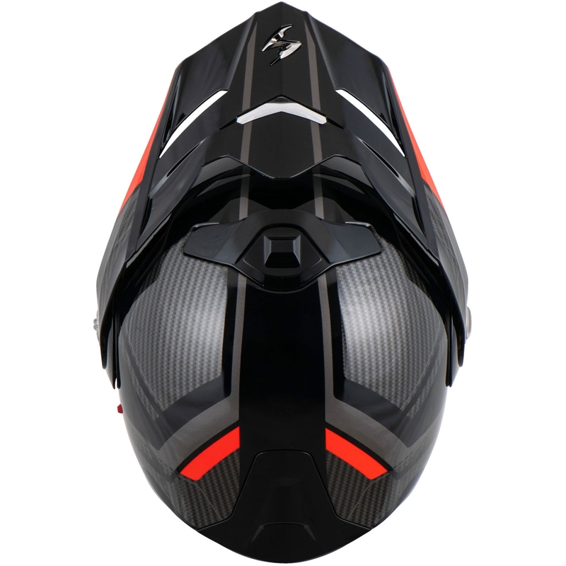 Scorpion ADX-2 LEWIS opklapbare motorhelm zwart-rood