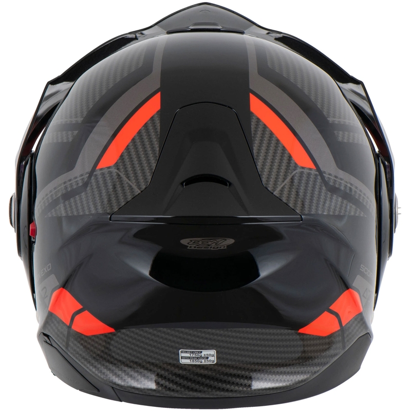 Scorpion ADX-2 LEWIS opklapbare motorhelm zwart-rood