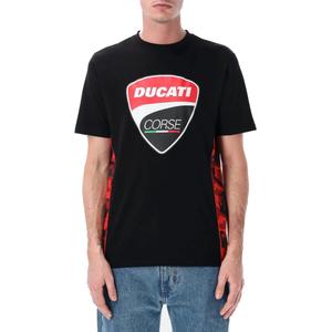 Ducati Corse CAMU DETAILS T-shirt zwart