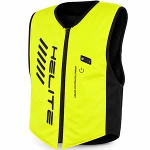 Helite Double Turtle Hivis airbagvest groen-geel