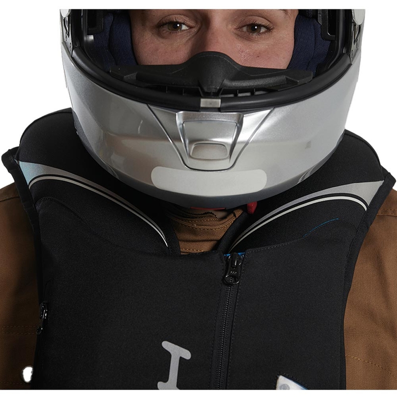 Helite Double Turtle Hivis airbagvest groen-geel