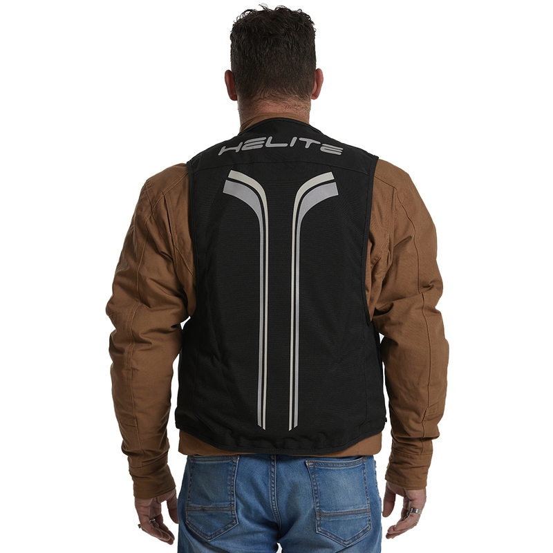 Helite Double Turtle Hivis airbagvest groen-geel