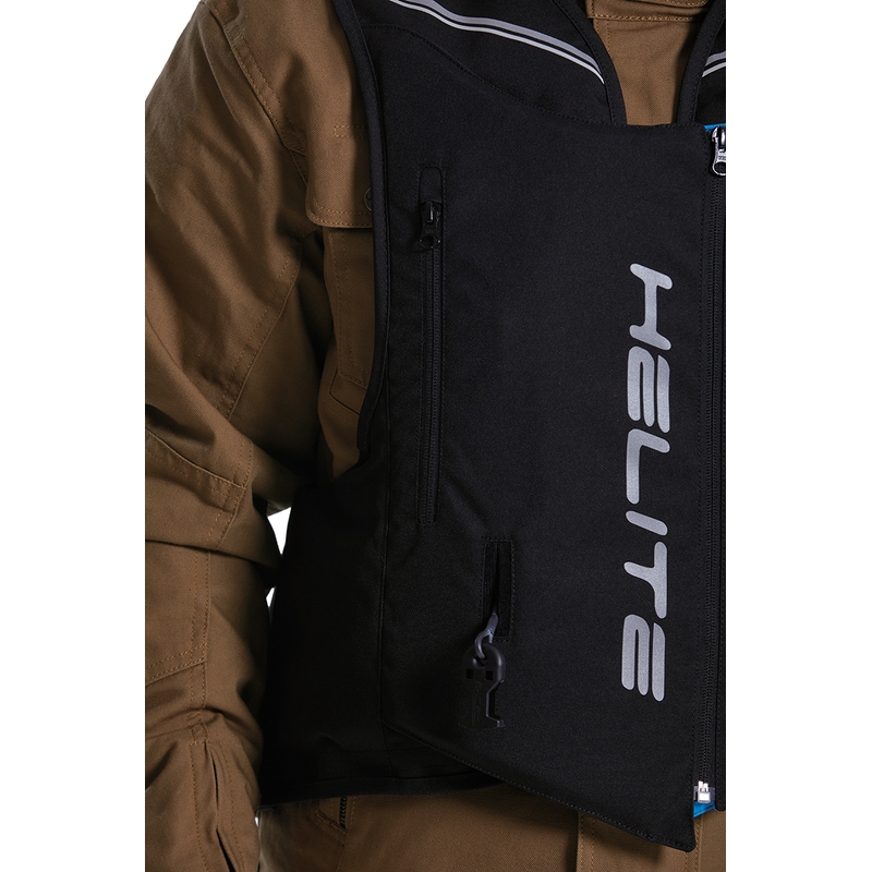 Helite Double Turtle Hivis airbagvest groen-geel