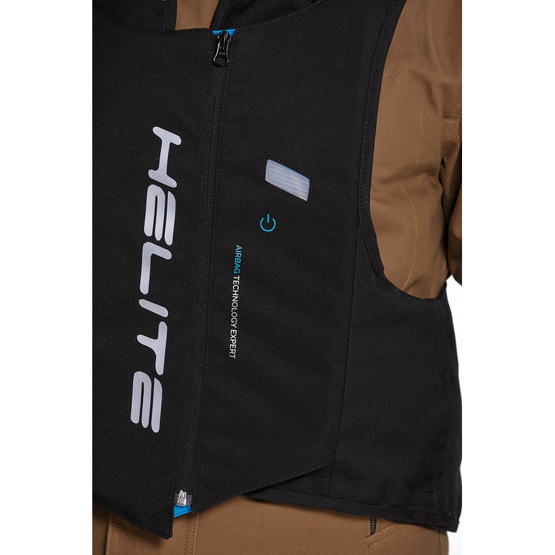 Helite Double Turtle Hivis airbagvest groen-geel