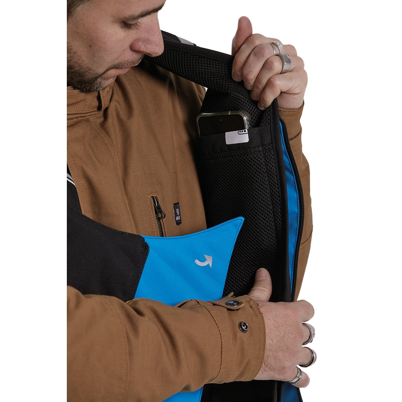 Helite Double Turtle Hivis airbagvest groen-geel