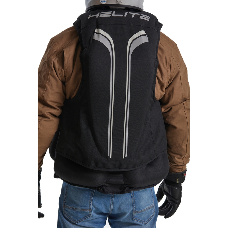 Helite Double Turtle Hivis airbagvest groen-geel