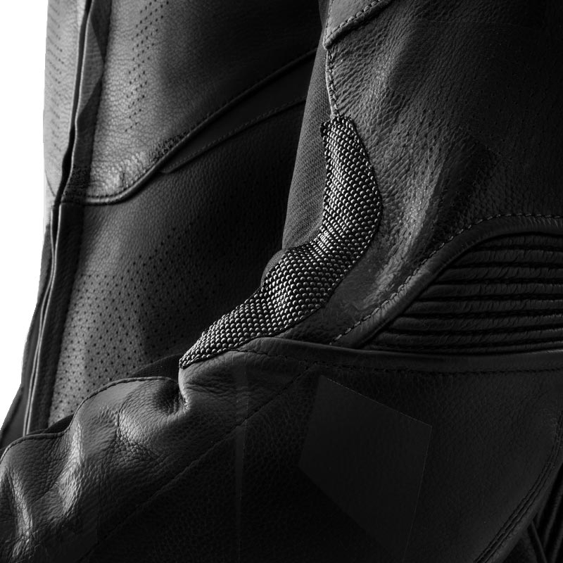 Leren motorjas Rebelhorn Inferno zwart
