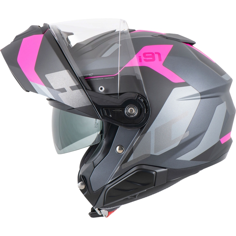 Opklapbare helm HJC i91 Carst MC8SF zwart-roze