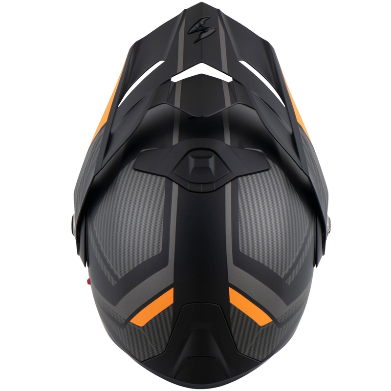 Opklapbare motorhelm Scorpion ADX-2 LEWIS mat zwart-oranje