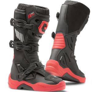 Eleveit X-Peak kindermotocrosslaarzen zwart-rood