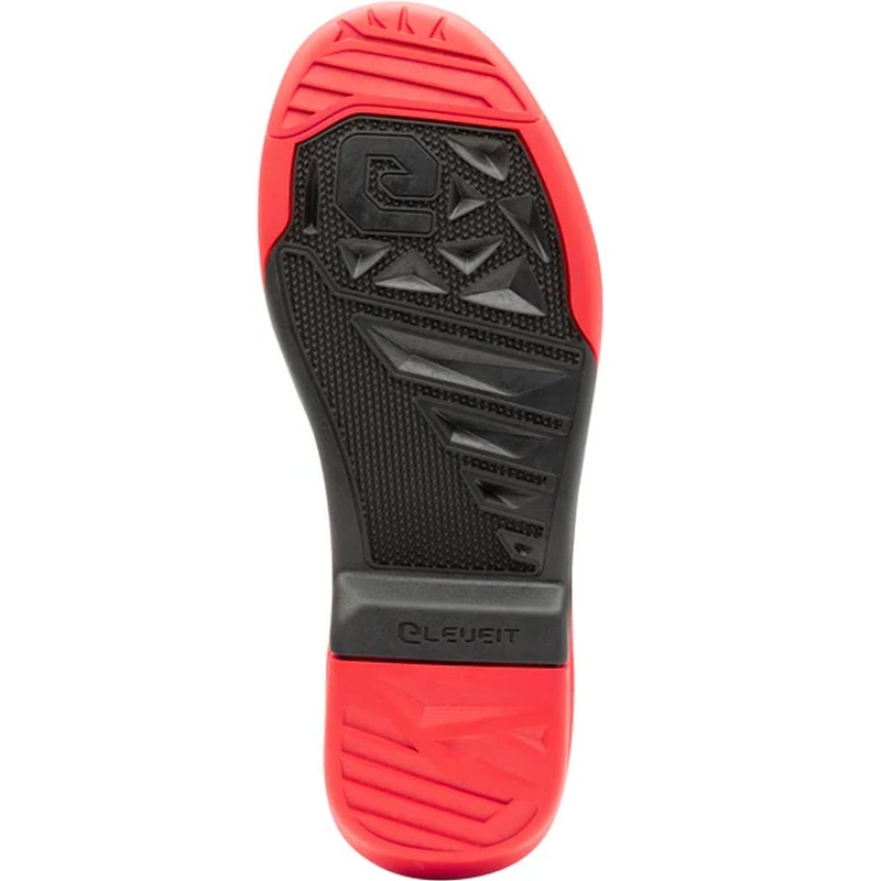 Eleveit X-Peak kindermotocrosslaarzen zwart-rood