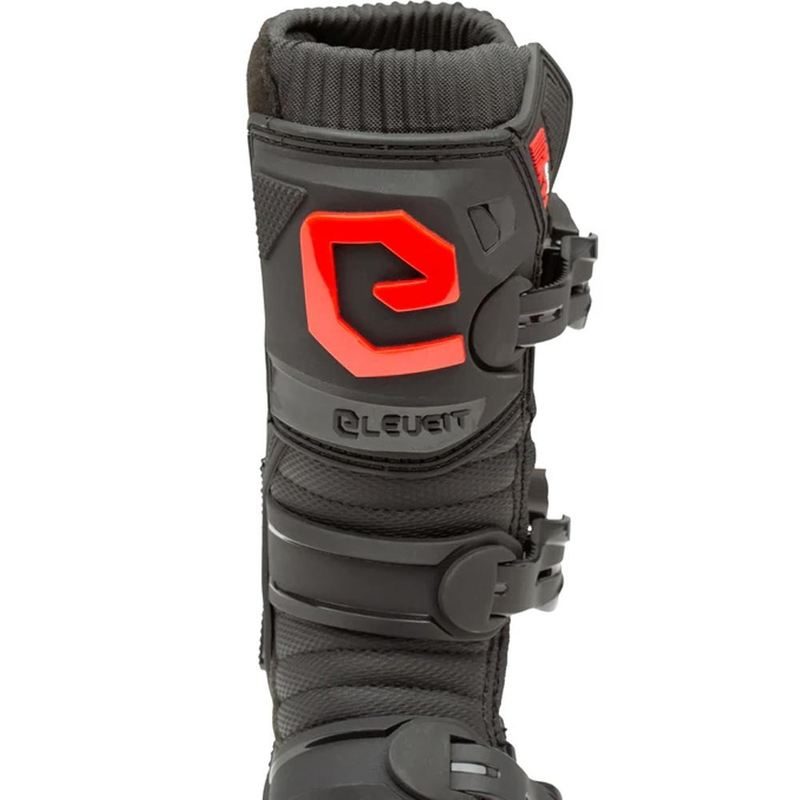 Eleveit X-Peak kindermotocrosslaarzen zwart-rood