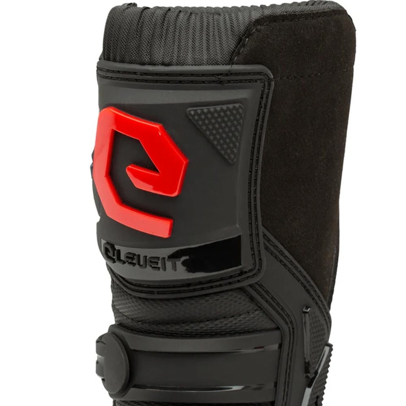 Eleveit X-Peak kindermotocrosslaarzen zwart-rood