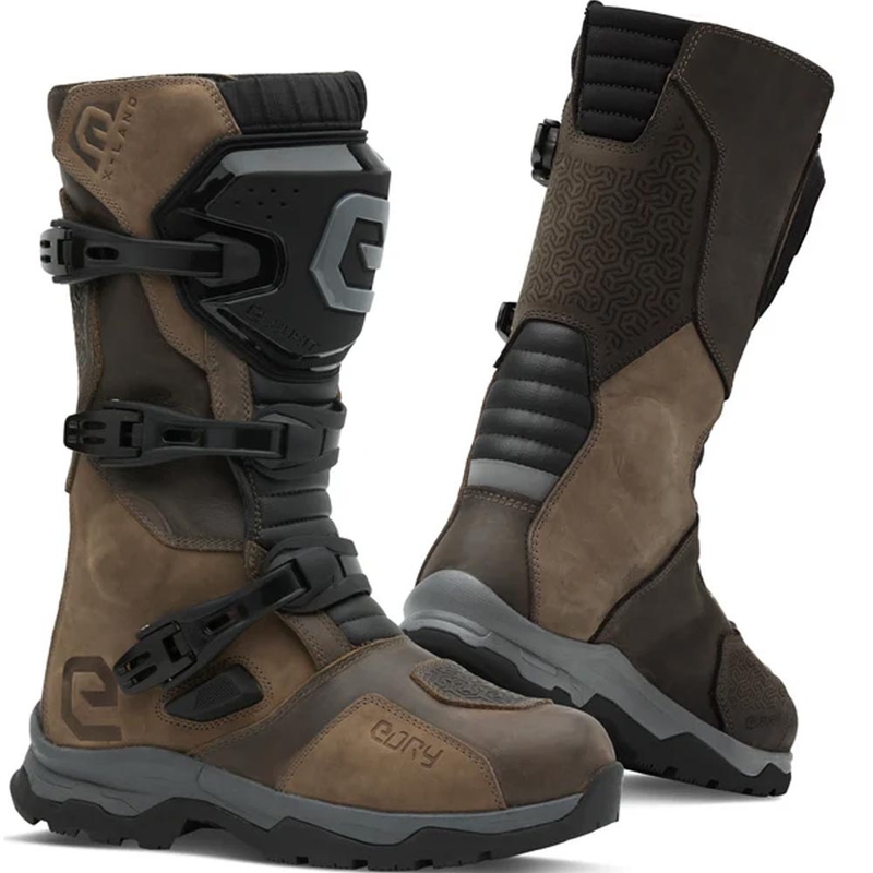 Eleveit X Land ADV E-Dry motorlaarzen bruin