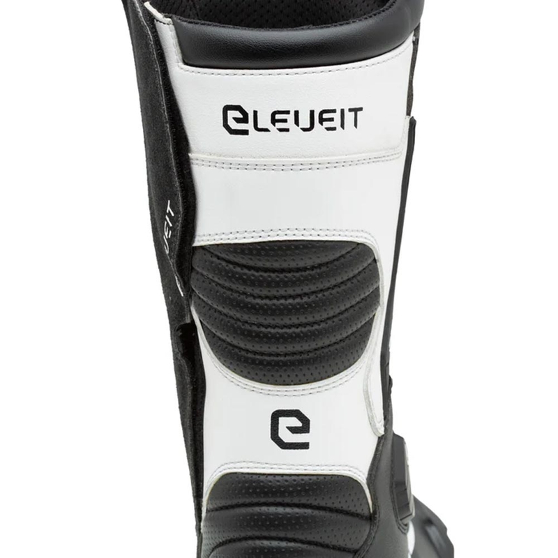 Eleveit ST-01 motorlaarzen zwart-wit