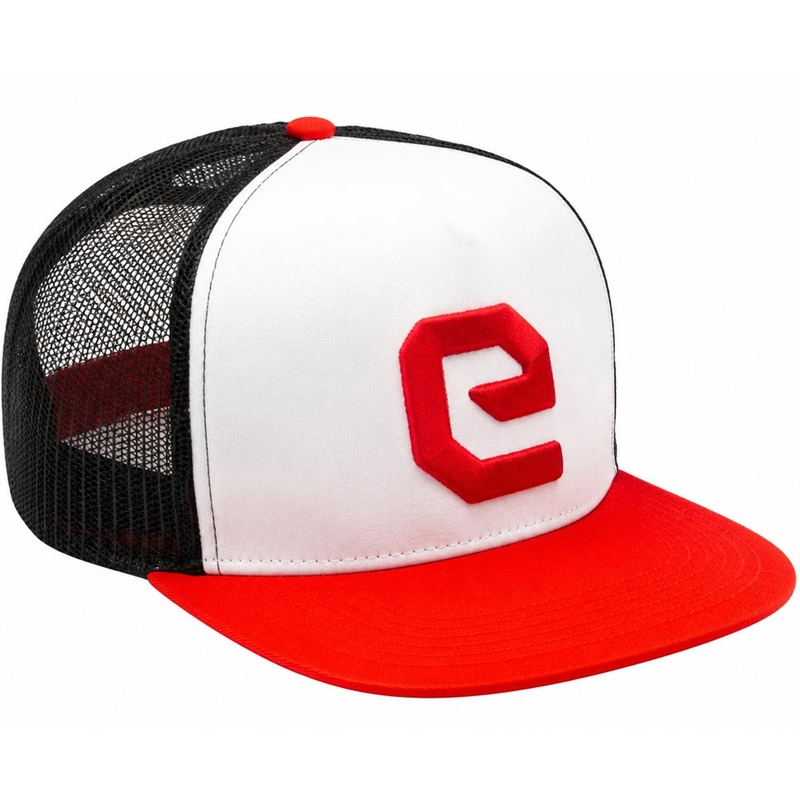 Eleveit Cap Logo wit-rood