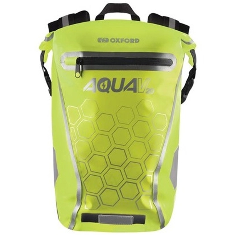 Waterdichte rugzak Oxford AQUA V20 fluo geel 20 l