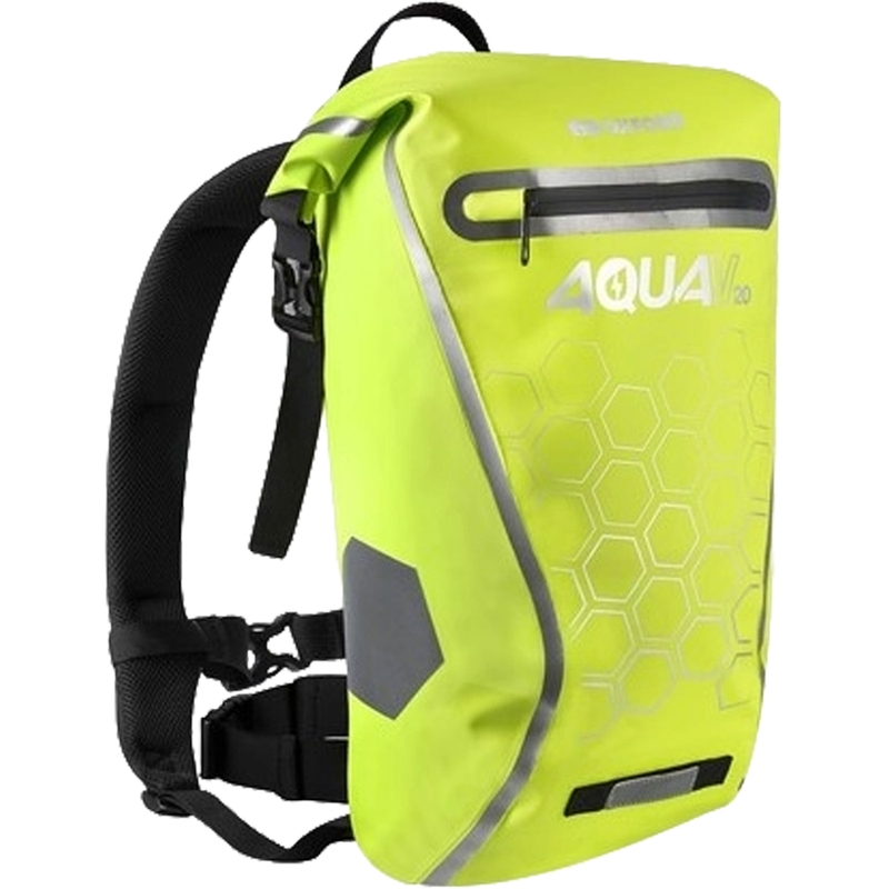 Waterdichte rugzak Oxford AQUA V20 fluo geel 20 l