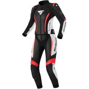 Shima Miura 2.0 zwart-wit-fluorode motoroverall voor dames