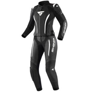Shima Miura 2.0 zwart-witte motoroverall voor dames