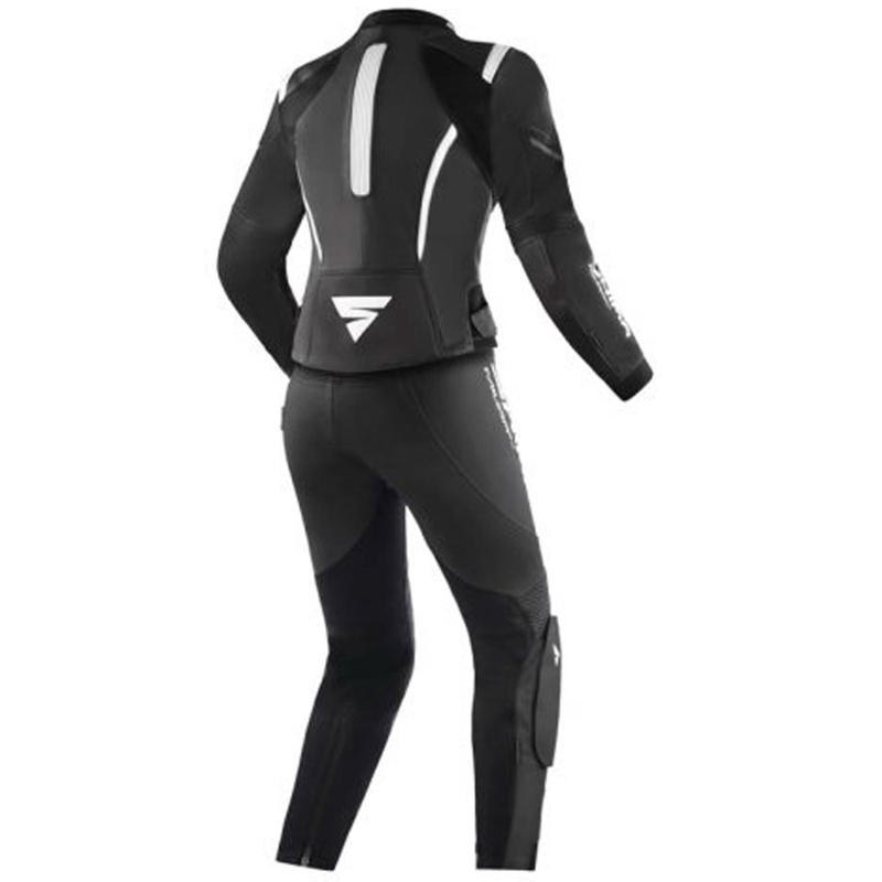 Shima Miura 2.0 zwart-witte motoroverall voor dames