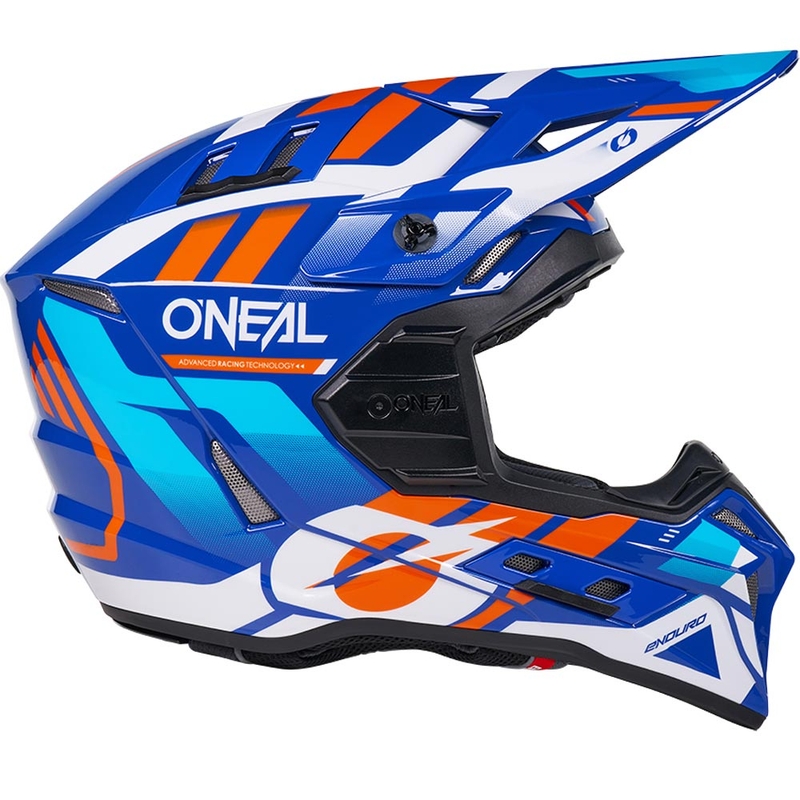 Motocrosshelm O´Neal EX-SRS Dust blue-orange