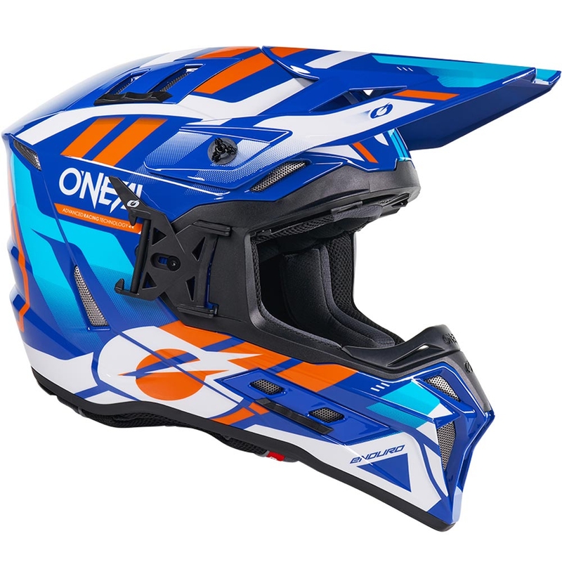 Motocrosshelm O´Neal EX-SRS Dust blue-orange
