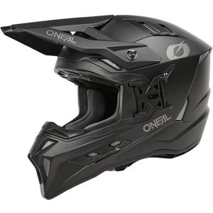 Motocrosshelm O'Neal EX-SRS effen zwart