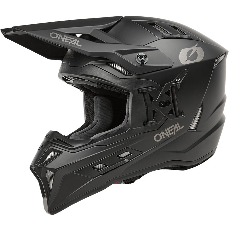 Motocrosshelm O'Neal EX-SRS effen zwart
