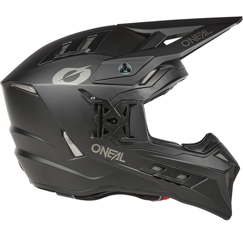 Motocrosshelm O'Neal EX-SRS effen zwart