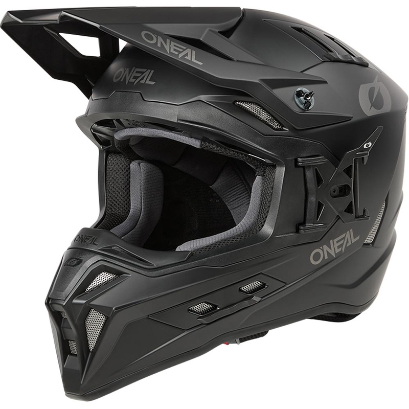 Motocrosshelm O'Neal EX-SRS effen zwart