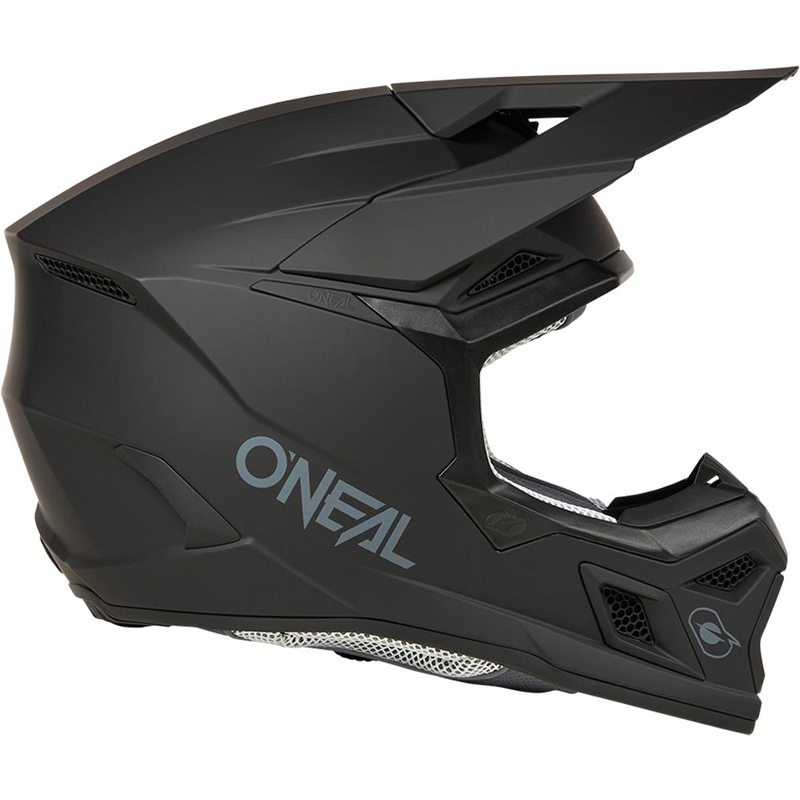 Motocrosshelm O´Neal 3SRS Solid matzwart