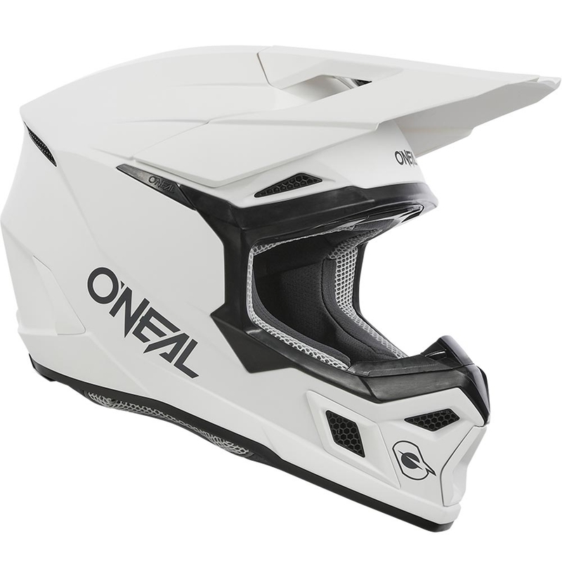 Motocrosshelm O´Neal 3SRS Solid mat wit