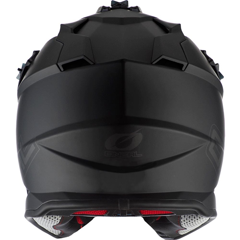 Motocrosshelm O´Neal 2SRS plat matzwart