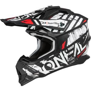 O´Neal 2SRS Glitch motorcrosshelm zwart-wit