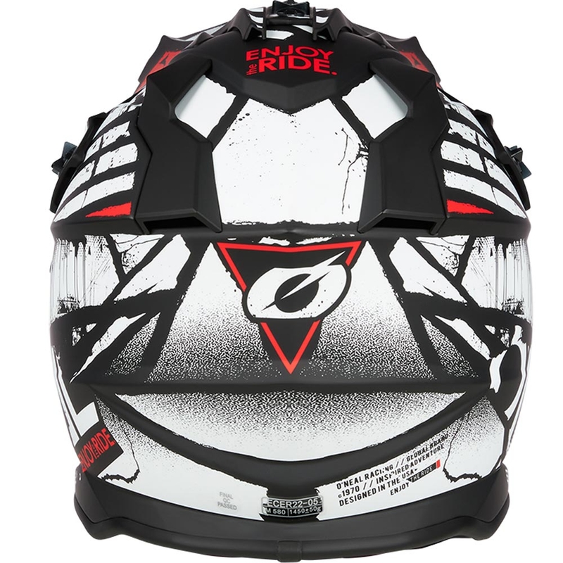 O´Neal 2SRS Glitch motorcrosshelm zwart-wit